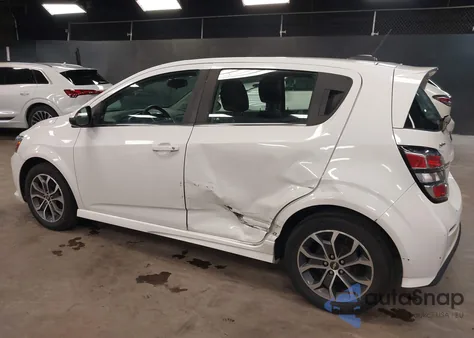 2017 Chevrolet Sonic Lt Manual from USA, damaged, VIN 1G1JC6SG4H4148433